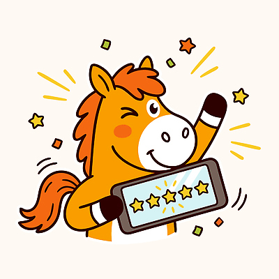 동물 별 일러스트 모션 성공 새해 웃음 손짓 장식 친구 스마트폰 디지털 기쁨 축하 표현 말 말_게임 즐거움 장면 반응 서류판 2026년 국내일러스트 병오년 붉은말 붉은말캐릭터 AI파일 자연요소 감정 컨셉 관계 표정 핸드폰 스마트기기 사무용품 말_동물 연도 말캐릭터 파일형식 벡터