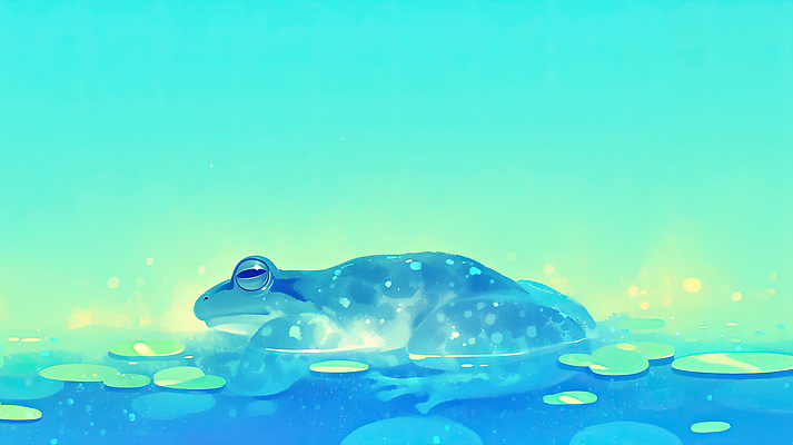 JPG 동물 컬러 잎 일러스트 자연 생명 생물 연꽃 개구리 풍경 일상 물 여름 평화 연못 수면 수조 생태계 경칩 국내일러스트 AI일러스트 AI콘텐츠 자연요소 식물 계절 꽃 컨셉 양서류 라이프 절기 파일형식