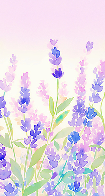 JPG 식물 디자인 꽃잎 꽃 예술 컬러 백그라운드 잎 일러스트 자연 수채화 장식 정원 그림 부드러움 그라데이션 파스텔 라벤더 뷰티풀 국내일러스트 AI일러스트 AI콘텐츠 학용품 감각 허브 생태계 파일형식