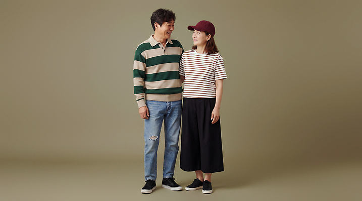 JPG 편집이미지 부부 응시 옷 여자 노년 남자 표정 캐주얼 공간 만남 소통 단순화된 의료성형뷰티 편집실사 커플 시선 컨셉 사람 성인 CG 파일형식