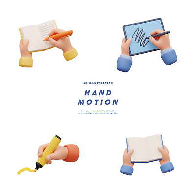 PSD 편집이미지 문자 손 교육 컬러 포즈 아이디어 손짓 학습 태블릿 펜 공책 표현 그리기 쓰는 그림 창작 편집3D 컨셉 모션 문구용품 신체부위 전자제품 스마트기기 필기구 3D 파일형식