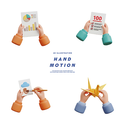 PSD 편집이미지 손 디자인 교육 포즈 모션 손짓 그래픽 3D 표현 작업 결과 스케치 종이접기 점수 서류판 창의성 편집3D 종이 컨셉 미술 신체부위 사무용품 디지털합성 접기 파일형식