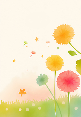 JPG 식물 꽃잎 꽃 감정 컬러 일러스트 자연 생명 바람 여름 햇빛 환경 정원 봄 공간 즐거움 흔들림 일과 파스텔 뷰티풀 국내일러스트 자연요소 계절 모션 날씨 학용품 태양 생태계 파일형식