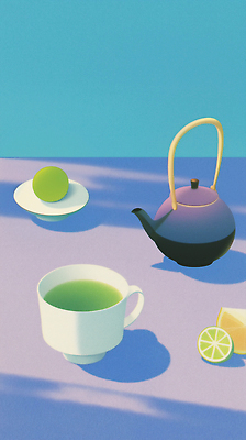 JPG 음료 예술 과일 일러스트 탁자 주전자 아침 휴식 귤 일상 초록색 녹차 레몬 오브젝트 다과 먹거리 국내일러스트 AI일러스트 AI콘텐츠 주간 음식 컬러 가구 컨셉 주방용품 디저트 라이프 차_음료 파일형식