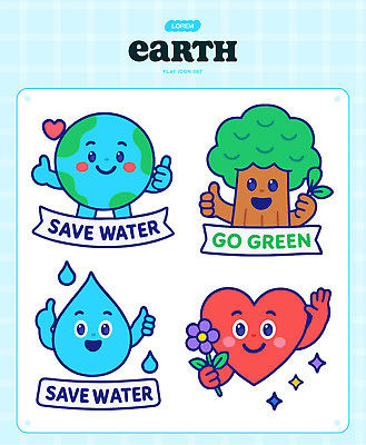 나무 디자인 교육 지구 상징 컬러 일러스트 모션 자연 그래픽 물 운동 환경 하트 절약 보호 친환경 일러캐릭터 AI파일 자연요소 모양 식물 캐릭터 컨셉 건강 생태계 파일형식 벡터