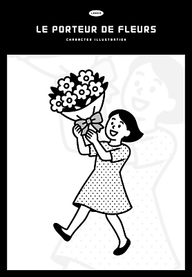 캐릭터 손 꽃 행복 꽃다발 일러스트 모션 웃음 소녀 일상 정원 기쁨 수확 표현 소중 즐거움 그림 국내일러스트 AI파일 식물 여자 감정 어린이 컨셉 농업 표정 라이프 신체부위 파일형식 벡터