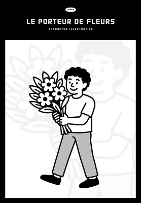 식물 캐릭터 손 남자 꽃 화분 꽃다발 백그라운드 일러스트 날씨 웃음 걷기 선택 꽃집 장면 획득 국내일러스트 AI파일 컨셉 모션 표정 사람 신체부위 상점 파일형식 벡터