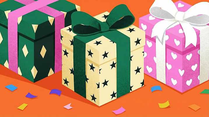JPG 디자인 기념일 별 리본 컬러 크리스마스 일러스트 포장 선물 이벤트 장식 상자 파티 축제 주황색 하트 축하 생일 분위기 즐거움 다이아몬드 국내일러스트 자연요소 모양 감정 컨셉 보석 파일형식