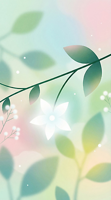 JPG 식물 디자인 꽃잎 꽃 줄기 컬러 백그라운드 잎 일러스트 자연 생명 장식 봄 원예 장면 그라데이션 뷰티풀 블러 색채 국내일러스트 계절 취미 생태계 파일형식