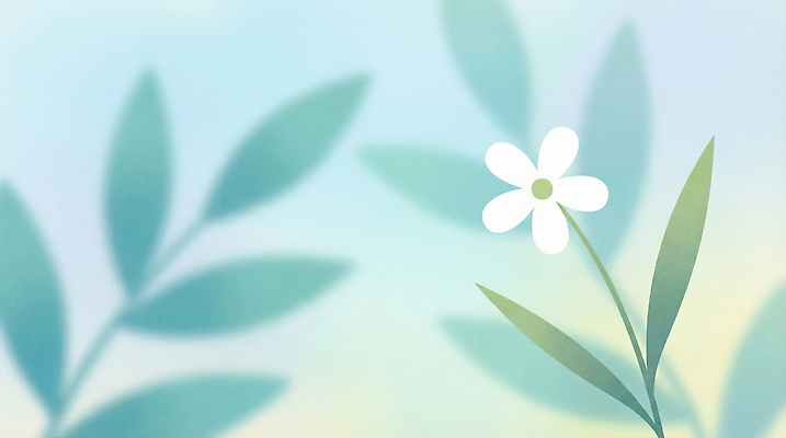 JPG 모양 식물 디자인 꽃 화초 컬러 백그라운드 잎 일러스트 자연 생명 여름 봄 흰색 심플 부드러움 그라데이션 조화 뷰티풀 블러 국내일러스트 계절 감각 생태계 파일형식