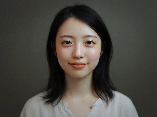 JPG 편집이미지 헤어스타일 응시 여자 얼굴 백그라운드 표정 미소 앞모습 머리 피부 의료성형뷰티 편집실사 AI인물포토 AI콘텐츠 시선 뷰포인트 사람 신체부위 CG 파일형식 AI포토