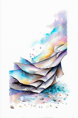 JPG 모양 디자인 감정 종이 예술 컬러 일러스트 상상 수채화 미술 물감 표현 작업 구출 작품 층 색채 창의력 국내일러스트 AI일러스트 AI콘텐츠 문화예술 미술도구 도움 파일형식