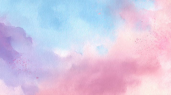 JPG 디자인 예술 분홍색 컬러 백그라운드 일러스트 수채화 파란색 보라색 물감 터치 표현 혼합 그림 조화 국내일러스트 미술도구 파일형식
