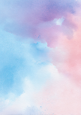 JPG 디자인 예술 분홍색 컬러 백그라운드 일러스트 수채화 파란색 물감 혼합 그림 파스텔 스타일 국내일러스트 AI일러스트 AI콘텐츠 학용품 미술도구 파일형식