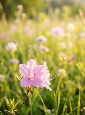 JPG 식물 편집이미지 꽃 화초 분홍색 자연 아침 풍경 잔디 초원 봄 향기 뷰티풀 편집실사 AI포토 AI콘텐츠 주간 계절 컬러 CG 생태계 냄새 파일형식