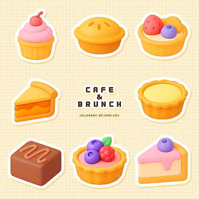 PSD 편집이미지 음식 컬러 패턴 과일 디저트 초콜릿 카페 컵케이크 브런치 보드게임 타르트 편집3D 빵 무늬 놀이 3D 케이크 상점 식사 파이_빵 파일형식