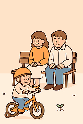 공원 어린이 벤치 일러스트 가족 응원 모션 놀이 웃음 안전 부모 운동 자전거 시간 체험 즐거움 소통 오후 국내일러스트 AI파일 공공시설 감정 컨셉 의자 관계 표정 건강 사람 바이크 파일형식 벡터
