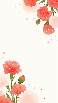 JPG 식물 디자인 기념일 꽃 예술 컬러 백그라운드 패턴 꽃백그라운드 일러스트 자연 선물 사랑 장식 축제 봄 표현 카네이션 화사함 뷰티풀 국내일러스트 AI일러스트 AI콘텐츠 계절 감정 컨셉 무늬 이벤트 생태계 파일형식