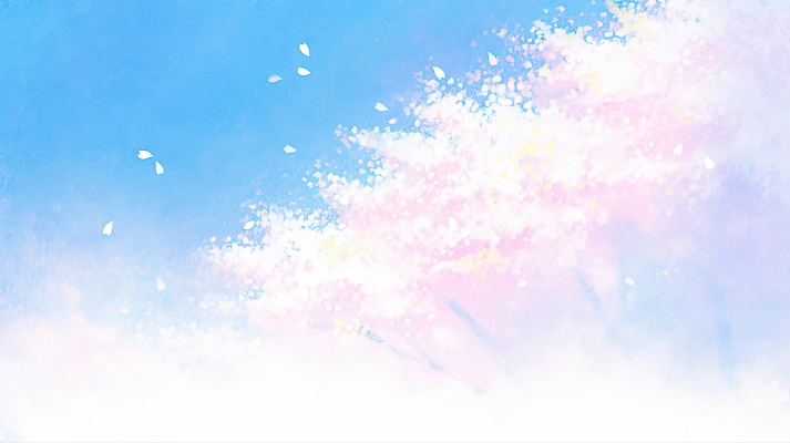 JPG 나무 공원 꽃잎 꽃 컬러 하늘색 일러스트 자연 하늘 바람 날씨 담배 풍경 봄 벚꽃 뷰티풀 국내일러스트 AI일러스트 AI콘텐츠 자연요소 식물 계절 공공시설 파란색 생태계 파일형식