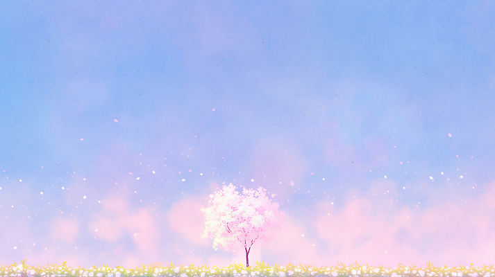 JPG 나무 꽃 컬러 꽃밭 일러스트 자연 하늘 생명 풍경 잔디 일상 환경 봄 공간 벚꽃 흐림 뷰티풀 청명 국내일러스트 AI일러스트 AI콘텐츠 식물 계절 날씨 라이프 생태계 파일형식