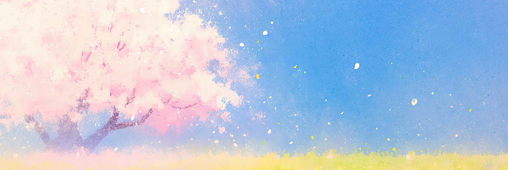 JPG 나무 공원 꽃잎 꽃 컬러 잎 일러스트 자연 하늘 바람 풍경 파란색 일몰 봄 산책 공간 벚꽃 흰색 떨어짐 국내일러스트 AI일러스트 AI콘텐츠 자연요소 식물 계절 공공시설 컨셉 날씨 휴식 노을 생태계 파일형식