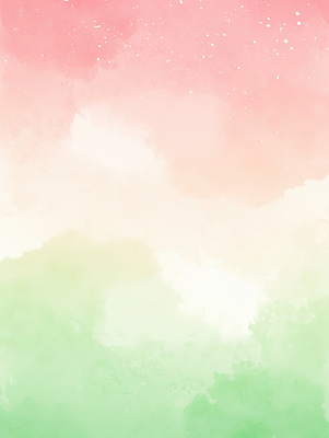 JPG 디자인 예술 분홍색 컬러 백그라운드 패턴 일러스트 추상 수채화 장식 초록색 물감 표현 그림 장면 부드러움 조화 덩어리 국내일러스트 AI일러스트 AI콘텐츠 무늬 미술도구 감각 파일형식