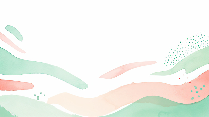 JPG 디자인 감정 예술 분홍색 컬러 백그라운드 패턴 일러스트 자연 추상 수채화 그래픽 장식 초록색 물감 표현 작업 부드러움 색채 창의성 테마 국내일러스트 AI일러스트 AI콘텐츠 무늬 미술도구 감각 생태계 파일형식