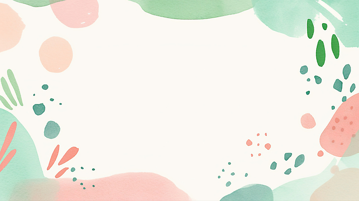 JPG 디자인 예술 분홍색 컬러 백그라운드 패턴 일러스트 추상 수채화 미술 그래픽 초록색 공간 표현 모던 그림 질감 부드러움 조화 꾸미기 창의성 평면 국내일러스트 AI일러스트 AI콘텐츠 무늬 문화예술 감각 파일형식