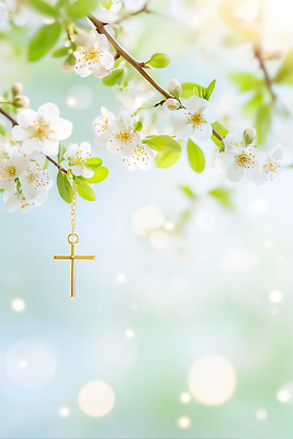 JPG 나무 편집이미지 꽃 기독교 종교 상징 백그라운드 십자가 자연 생명 여름 빛 봄 금색 점 뷰티풀 오후 이미지편집 식물 계절 컬러 생태계 파일형식