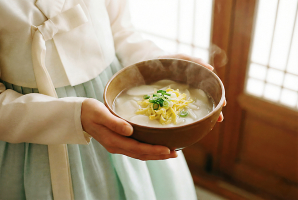 JPG 편집이미지 그릇 손 명절 창문 새해 한국 요리 사람 장식 설날 햇빛 식사 전통음식 뜨거움 김 한복 떡국 의료성형뷰티 편집실사 AI인물포토 AI콘텐츠 한국전통 전통 식기 기념일 아시아 한식 음식 신체부위 태양 해조류 전통의상 CG 파일형식 AI포토