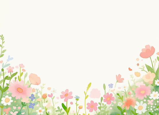 JPG 모양 식물 디자인 꽃 컬러 백그라운드 잎 꽃밭 꽃백그라운드 일러스트 자연 생명 프레임 풍경 여름 정원 봄 크기 향기 뷰티풀 카피스페이스 국내일러스트 AI일러스트 AI콘텐츠 계절 공백 생태계 냄새 파일형식