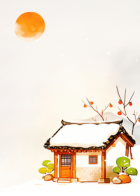 JPG 나무 전통 건축물 계절 명절 백그라운드 설경 겨울 과일 일러스트 자연 날씨 새해 한옥 한국 기와 풍경 설날 태양 일출 정원 주황색 오후 국내일러스트 AI일러스트 AI콘텐츠 자연요소 식물 한국전통 기념일 건축 아시아 컬러 고건축 노을 생태계 파일형식