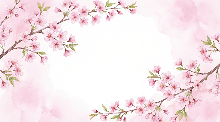 JPG 나무 공원 꽃잎 꽃 분홍색 컬러 백그라운드 잎 일러스트 자연 생명 수채화 프레임 풍경 햇빛 새싹 봄 벚꽃 그림 화사함 뷰티풀 풍경화 국내일러스트 AI일러스트 AI콘텐츠 식물 계절 공공시설 컨셉 태양 생태계 파일형식