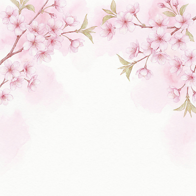 JPG 나무 식물 계절 꽃 분홍색 컬러 백그라운드 잎 일러스트 자연 생명 수채화 풍경 봄 벚꽃 크기 화단 화사함 조화 만개 뷰티풀 색감 국내일러스트 AI일러스트 AI콘텐츠 컨셉 생태계 파일형식