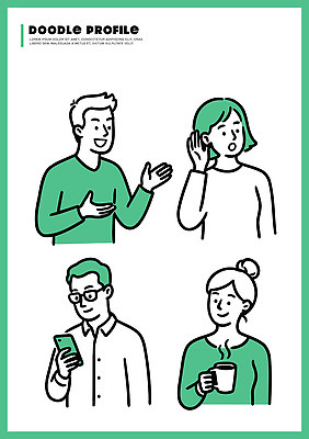 감정 일러스트 관계 모션 협력 이야기 대화 사람 손짓 친구 듣기 모임 만남 정보 표현 의견 공유 소통 의사소통 국내일러스트 AI파일 컨셉 말하기 파일형식 벡터