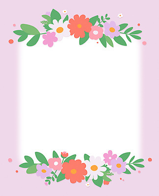 디자인 꽃 예술 백그라운드 잎 일러스트 부활절 프레임 장식 보라색 축하 생일 공예 배열 만들기 초대장 테마 국내일러스트 AI파일 식물 기념일 컬러 컨셉 모션 카드_감사 취미 파일형식 벡터