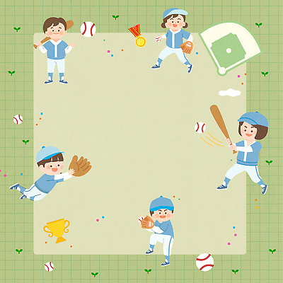 계절 감정 스포츠용품 스포츠 장갑 관계 모션 건강 사람 구기 야구용품 최고 상_우승 파일형식 벡터 어린이 야구 공 야구방망이 글러브 트로피 경기 즐거움 협력 운동 우승 연습 그리기 여름 친구 AI파일 일러스트 국내일러스트 예체능
