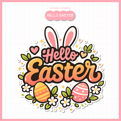 식물 계절 기념일 컨셉 무늬 포유류 부활절 이벤트 반려동물 계란 알 파일형식 벡터 디자인 토끼 꽃 컬러 장식 축하 봄 그림 손글씨 스타일 귀여움 세트 패턴 백그라운드 일러스트 국내일러스트 AI파일 부활절계란