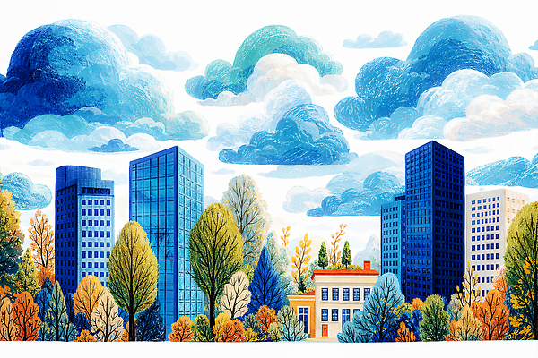 식물 건축물 계절 건물 라이프 생태계 파일형식 AI콘텐츠 도시 풍경 나무 하늘 컬러 그림 거리 주택 여름 높이 건축 자연 날씨 일상 청명 JPG 일러스트 국내일러스트 AI일러스트