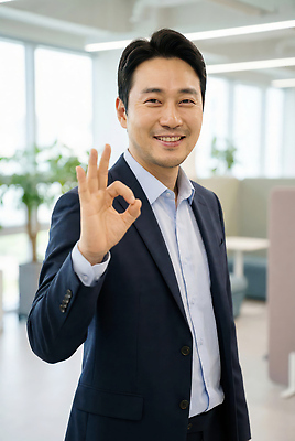옷 컨셉 회사 비즈니스 모션 표정 사람 작업 CG 파일형식 AI포토 사무실 남자 손짓 미소 정장 모던 식물 직장 환경 포즈 성공 감정 업무 편집이미지 편집실사 JPG 의료성형뷰티 부장 AI콘텐츠 AI인물포토