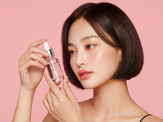 컬러 사람 신체부위 뷰티 CG 파일형식 AI포토 여자 화장품 스킨케어 분홍색 손 얼굴 조명 피부 화장 모델 촬영 알림 상품 편집이미지 편집실사 JPG 의료성형뷰티 AI콘텐츠 AI인물포토