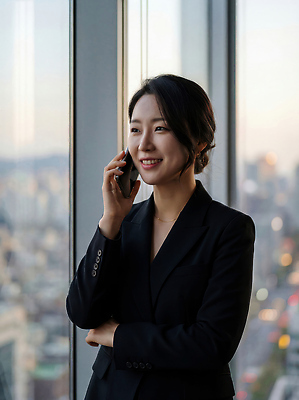 건축물 옷 여자 비즈니스 모션 사람 라이프 노을 직장인 CG 파일형식 AI포토 통화 도시 건물 풍경 정장 일몰 사무실 일상 작업 시간 편집이미지 편집실사 JPG 의료성형뷰티 비즈니스우먼 AI콘텐츠 AI인물포토