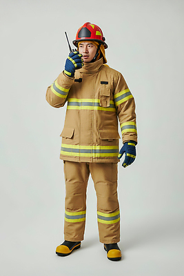 JPG 편집이미지 협력 안전 장비 응급 긴급 대기 구출 소방관 연습 화재 무전기 소방차 소방서 의료성형뷰티 방호복 편집실사 AI인물포토 AI콘텐츠 옷 자동차 무선통신 도움 구조원 소방 사건 CG 파일형식 AI포토