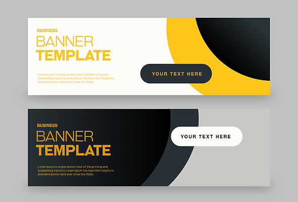 템플릿 배너 한국 파일형식 벡터 디자인 비즈니스 알림 부산 컬러 모양 그래픽 온라인 마케팅 창의력 배너템플릿 AI파일