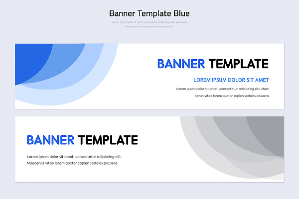 템플릿 디자인 배너 배너템플릿 텍스트 그래픽 파란색 전시 공간 회색 알림 구성 예시 AI파일 컬러 파일형식 벡터