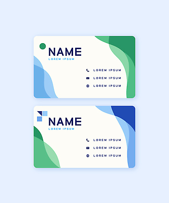 템플릿 컬러 비즈니스 명함 파일형식 벡터 디자인 초록색 파란색 백그라운드 모양 텍스트 인쇄 그래픽 회사 심볼 이미지템플릿 AI파일 명함템플릿