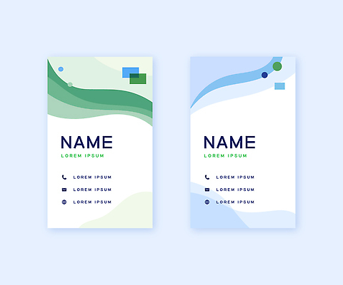 모양 도형 템플릿 디자인 컬러 백그라운드 비즈니스 텍스트 명함 명함템플릿 아이디어 그래픽 초록색 파란색 정보 모던 레이아웃 사용자 이미지템플릿 AI파일 컨셉 파일형식 벡터