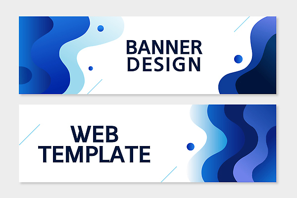 템플릿 디자인 배너 배너템플릿 가로배너 물결 백그라운드 그래픽 파란색 보라색 웹 흰색 작업 단순화된 스타일 배너세트 AI파일 컬러 인터넷 가로 세트 파일형식 벡터