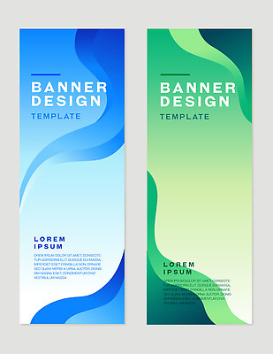템플릿 디자인 배너 배너템플릿 세로배너 물결 컬러 백그라운드 곡선 텍스트 그래픽 초록색 파란색 배열 직사각형 조합 스타일 배너세트 사용자 AI파일 도형 선 세로 세트 파일형식 벡터