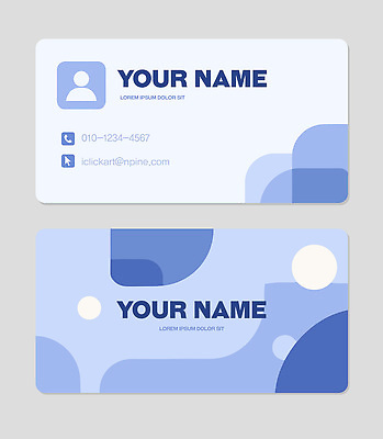 템플릿 컬러 컨셉 명함 파일형식 벡터 디자인 그래픽 연락처 이메일 이름 파란색 흰색 백그라운드 모양 정보 아이디어 예시 전문 이미지템플릿 AI파일 비즈니스 명함템플릿